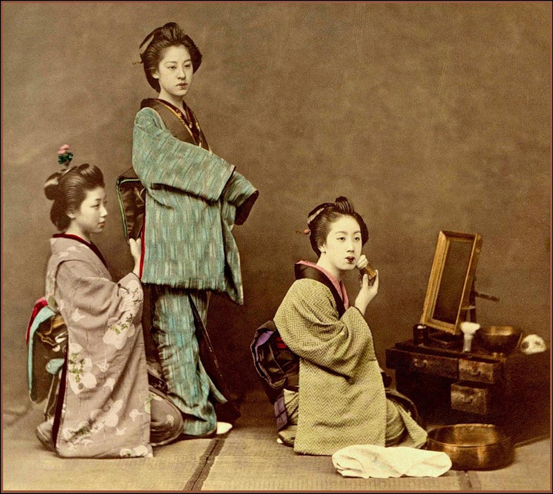 Fotos secretas de las mujeres ¨Geisha¨ en la Japón antigua
