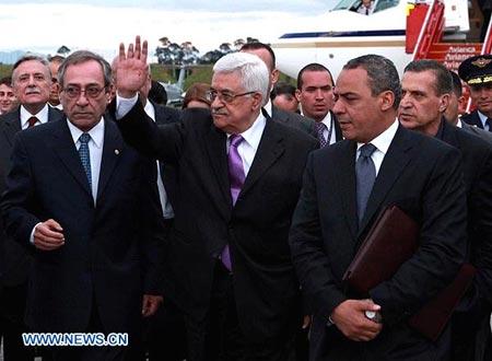 Líder palestino arriba a Colombia para visita de dos días