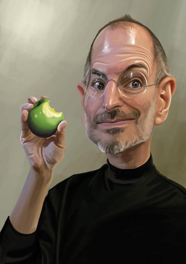 Caricaturas de Steve Jobs: ¡adiós, nuestro artista!