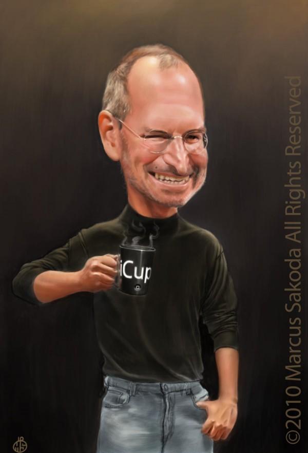 Caricaturas de Steve Jobs: ¡adiós, nuestro artista!