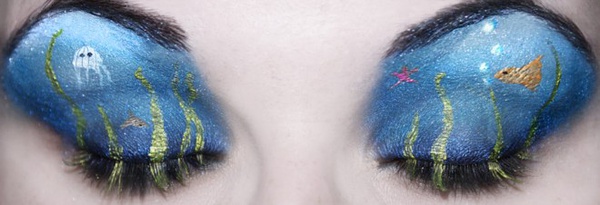 Maquillajes misteriosos en los ojos