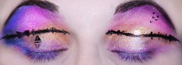 Maquillajes misteriosos en los ojos