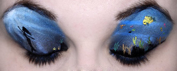 Maquillajes misteriosos en los ojos