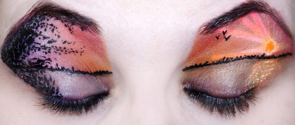 Maquillajes misteriosos en los ojos