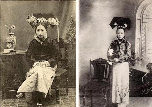 Fotos antiguas: ¡Qué hermosos eran las 'bellezas' manchúes de la dinastía Qing! 3