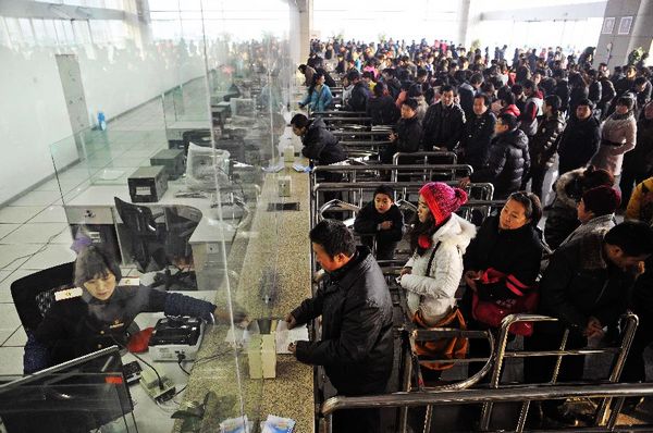 China, sociedad, transporte, Chunyun, Año Nuevo Chino, ferrocarril, temporada alta, migración
