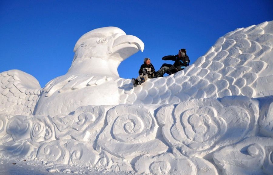 Los Encantos De La Nieve En El Hemisferio Norte Spanish China Org Cn