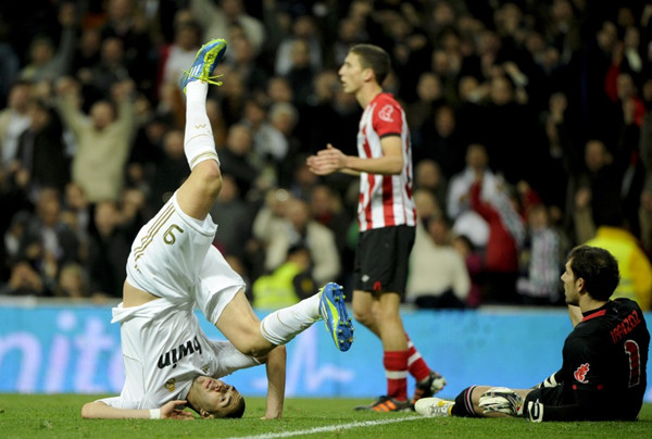 Real Madrid derrota 4-1 al Athletic de Bilbao