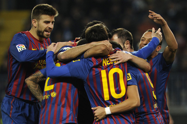 Barcelona golea 4-1 al Málaga con un Messi soberbio