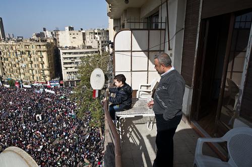 Egipcios conmemoran aniversario de caída de Mubarak