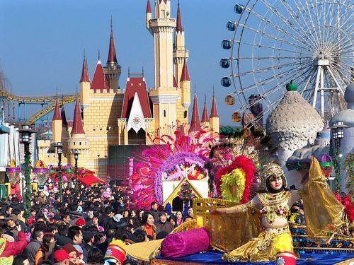 China, economía, consumo, año nuevo, año del Dragón, festival, vacaciones, compras