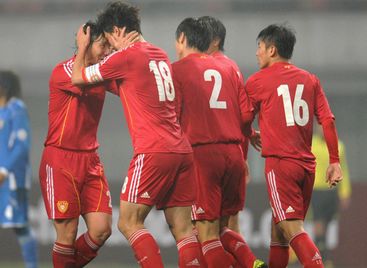 fútbol , China, ,Henk Ten Cate, Jan Olde Rienkerink fútbol , China, ,Henk Ten Cate, Jan Olde Rienkerink