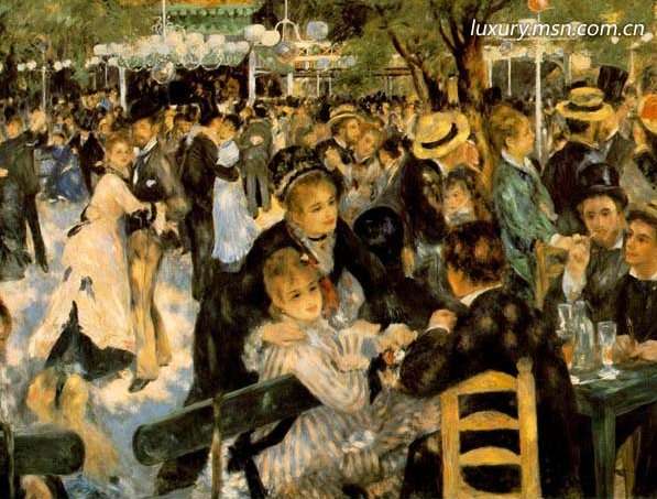 Las diez pinturas al óleo más caras del mundo--Le Moulin de la Galette