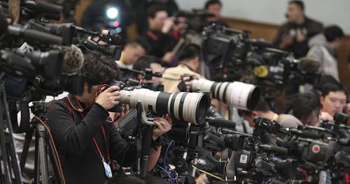 Periodistas en las dos sesiones