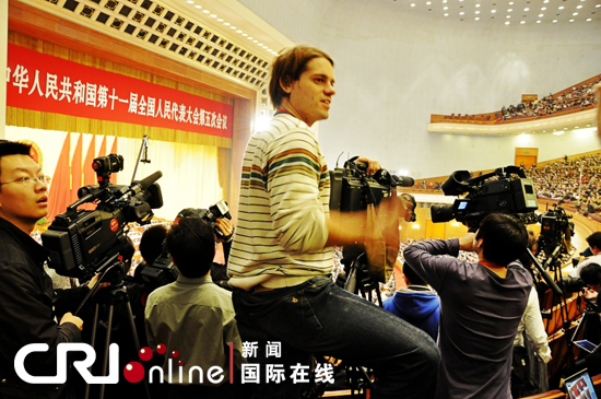 periodistas extranjeros ,dos sesiones , China