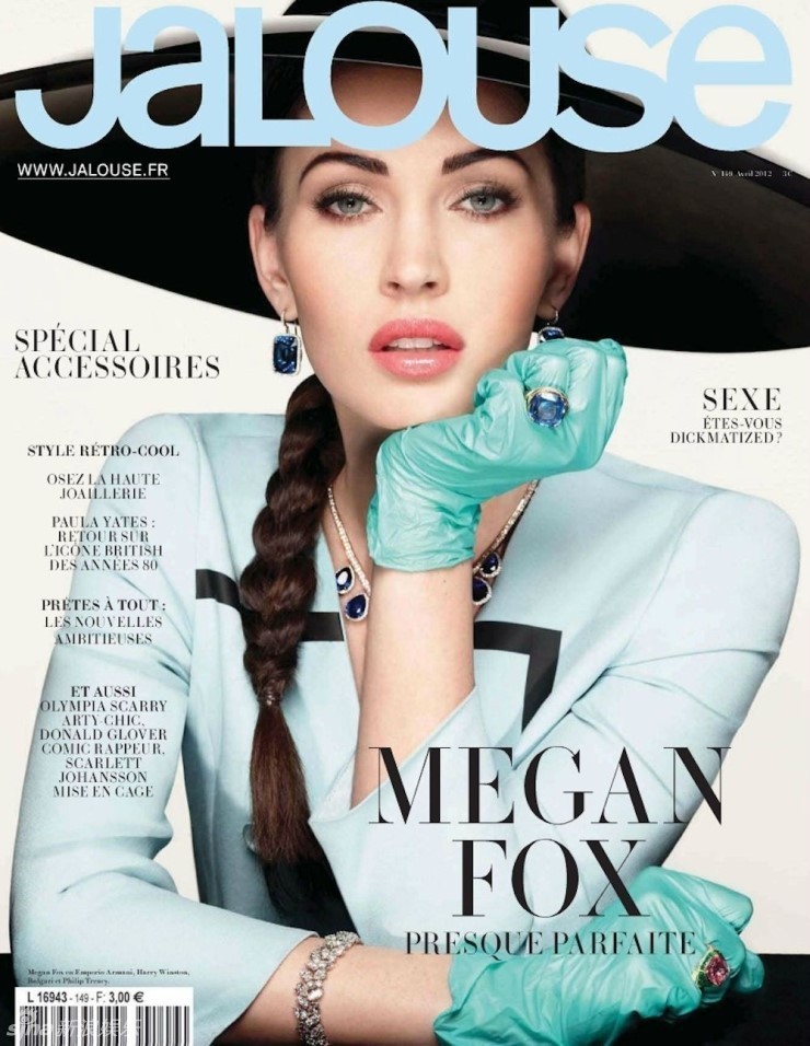 Megan Fox posa para revista, moda