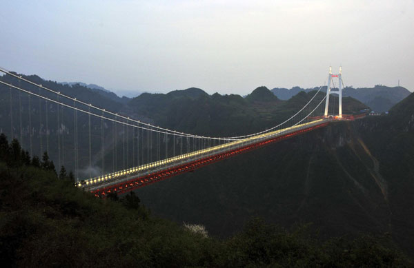 puente colgante ,Hunan, turismo, 