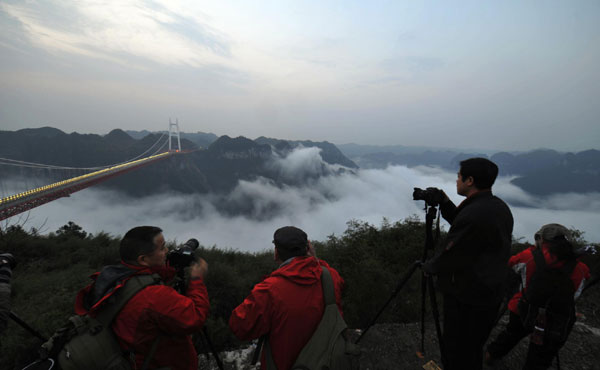 puente colgante ,Hunan, turismo, 