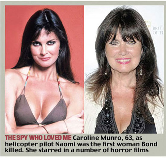 Chicas de James Bond de las películas del agente 007, pasado y actual