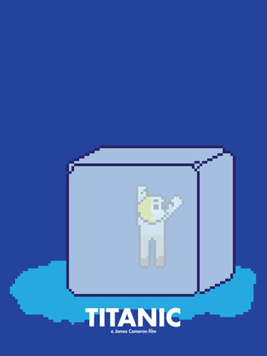 ¿Conoces los carteles de películas famosas en versión de masaicos?