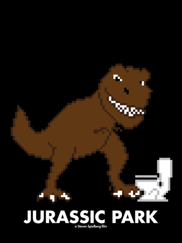 ¿Conoces los carteles de películas famosas en versión de masaicos?