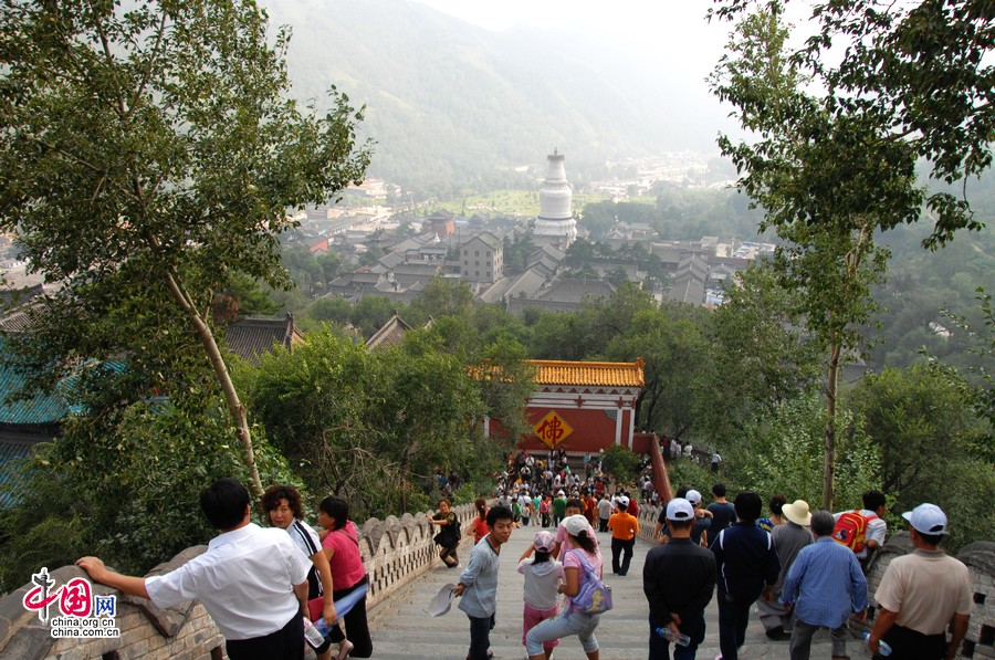 Paisaje pintoresco del Monte de Wutai