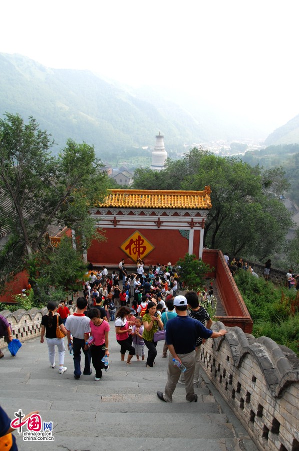 Paisaje pintoresco del Monte de Wutai