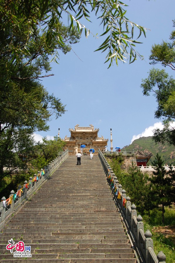 Paisaje pintoresco del Monte de Wutai