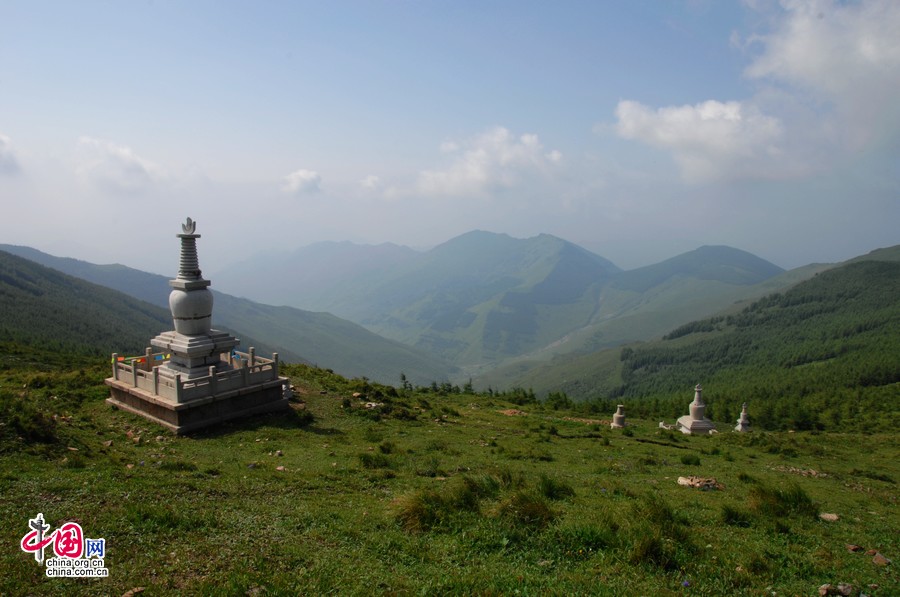 Paisaje pintoresco del Monte de Wutai