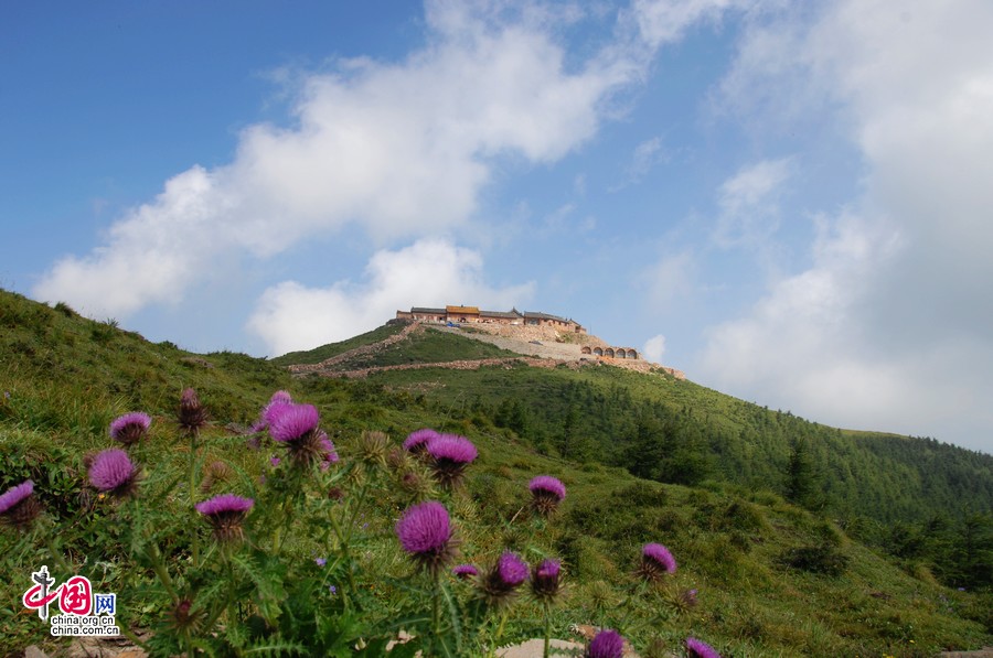 Paisaje pintoresco del Monte de Wutai