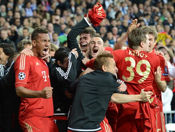Bayern elimina al Real Madrid de la Liga de Campeones en penales