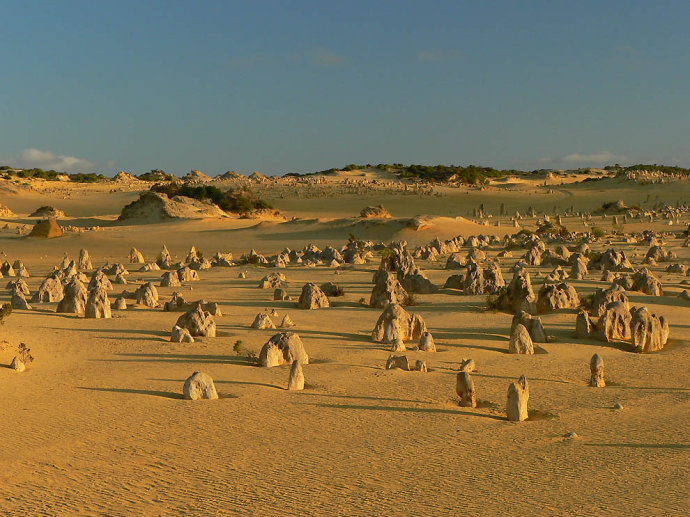 Paisajes encantadores de los desiertos 