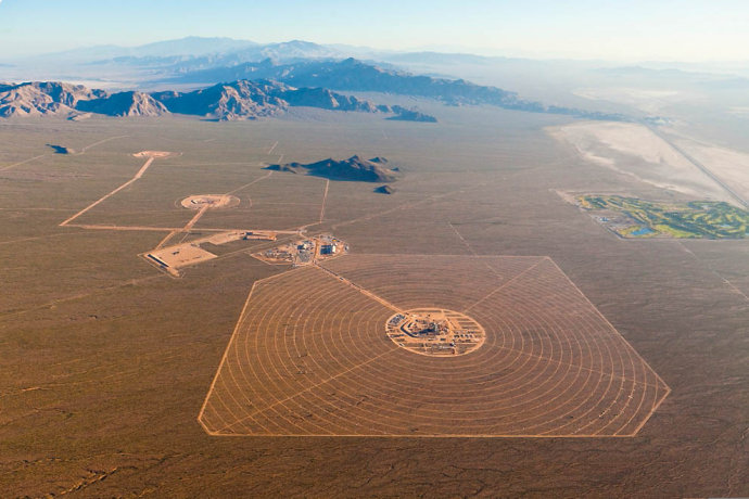 Paisajes encantadores de los desiertos 