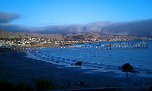 Playa de Cayucos de California