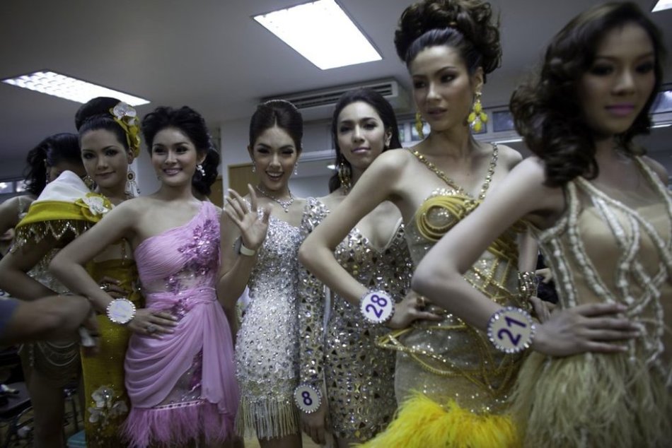 Tailandia , transexuales , concurso de belleza 