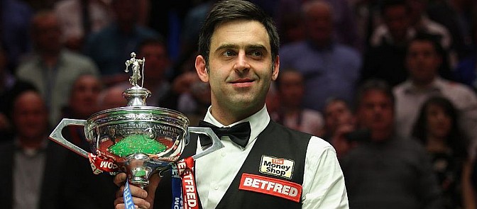 Ronnie O'Sullivan logra su cuarto título de campeón mundial de snooker‎