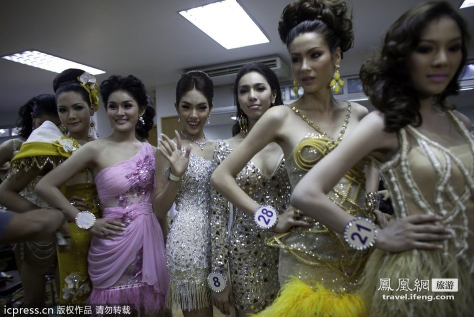 Concurso de los transexuales en Tailandia