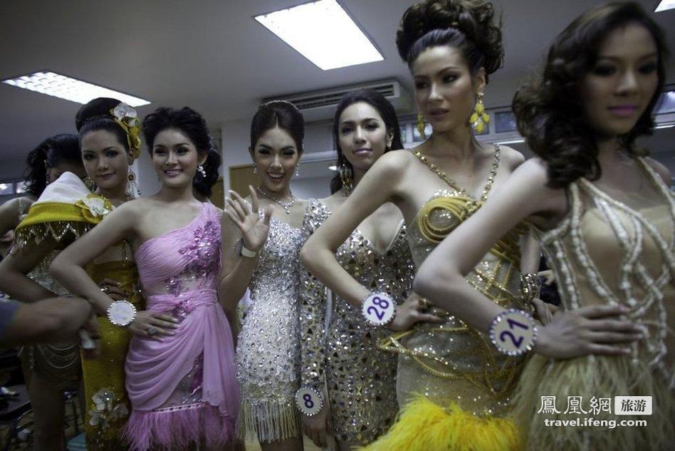 Concurso de los transexuales en Tailandia