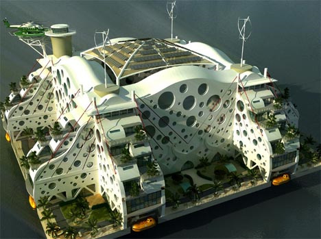 Futurista ciudad-isla flotante de fundador de Paypal 4