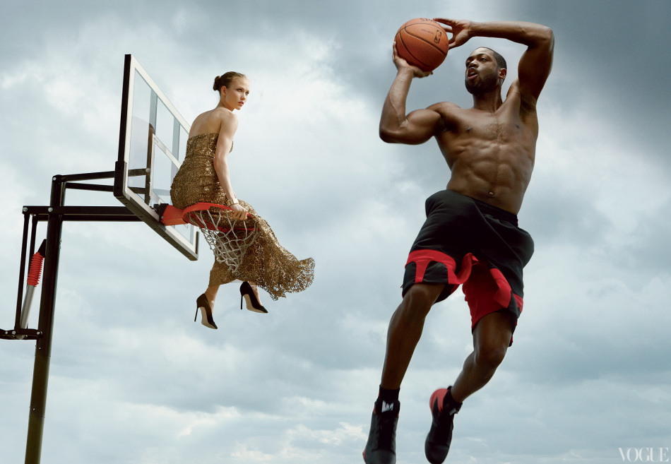 Karlie Kloss y los atléticos olímpicos posan sexy para Vogue