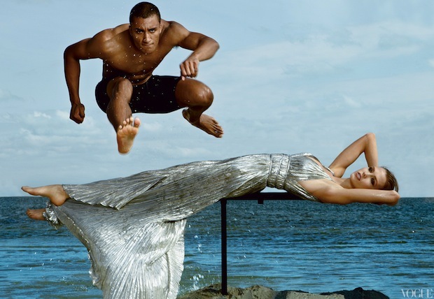 Karlie Kloss y los atléticos olímpicos posan sexy para Vogue