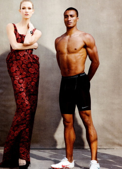 Karlie Kloss y los atléticos olímpicos posan sexy para Vogue