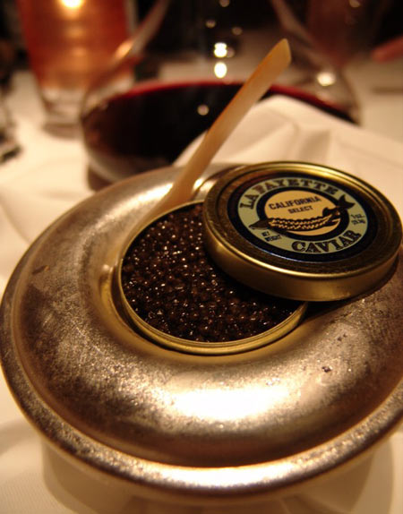 Gastronomías más caras del mundo--caviar de Almas