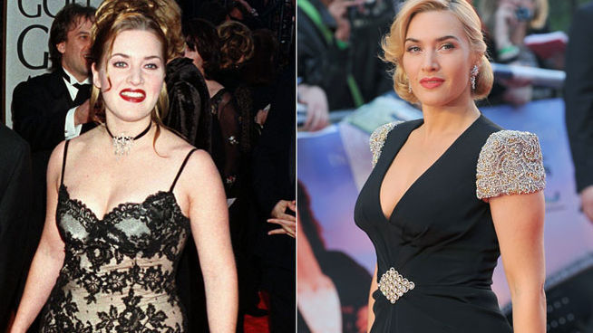 Cambio radical de las estrellas tras su llegada a la fama: KATE WINSLET