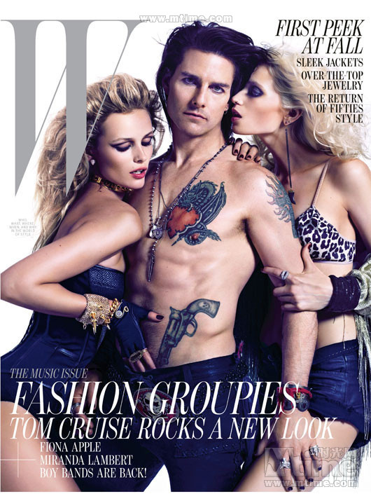 Tom Cruise posa para la revista《W》