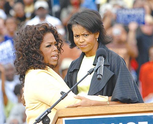 Michelle Obama celosa de Oprah Winfrey, según libro