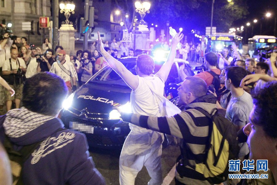 Indignados celebran primer año de 15-M en España