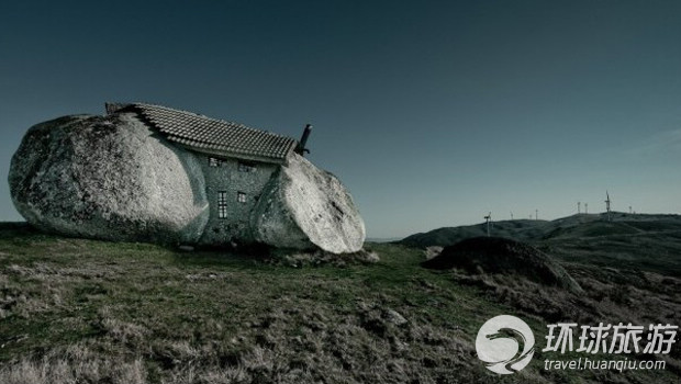 La casa de piedra en el monte Fafe (Portugal)