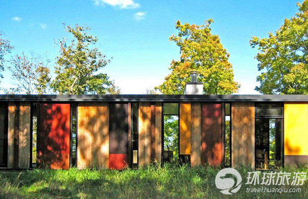 La casa camuflada de Wisconsin (EE.UU.)