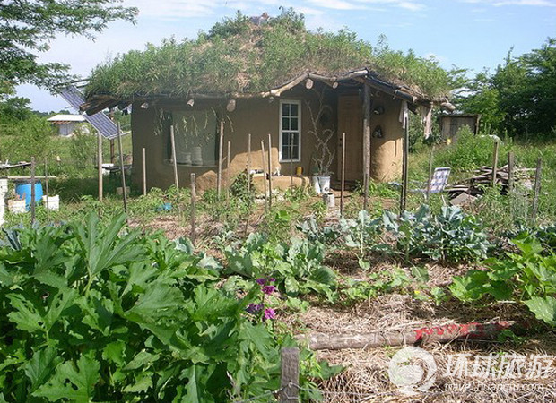 La casa de suelo arenoso en Rutledge, Misuri (EE.UU.)